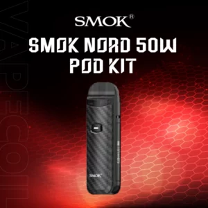 smok nord 50w pod kit-black carbon fiber