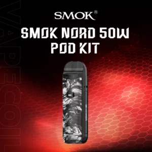 smok nord 50w pod kit-black red marbling
