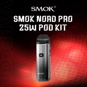 smok nord pro pod system kit-silver black