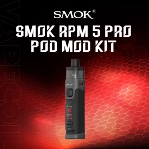smok rpm 5 pro pod mod kit -black leather
