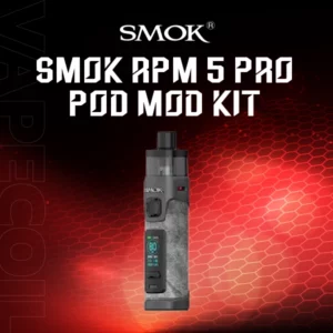 smok rpm 5 pro pod mod kit -grey leather