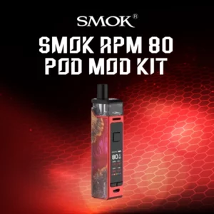 smok rpm 80 pod mod kit-red stabilizing wood