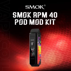 smok rpm40 pod system kit-black and 7 color