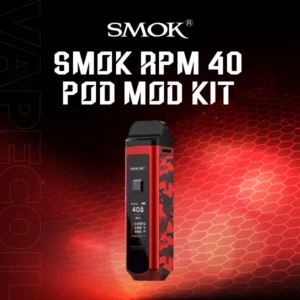 smok rpm40 pod system kit-red camouflage