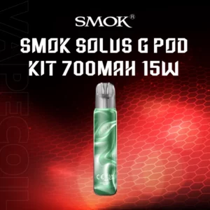 smok solus g pod kit- transparent green