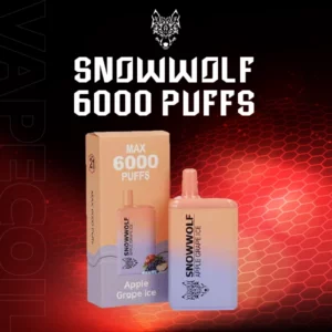 snowwolf 6000 puffs-apple grape ice