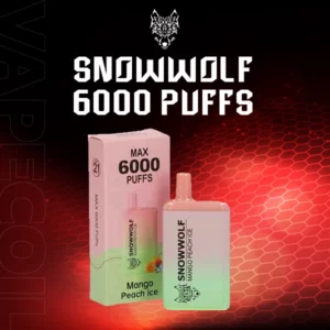 snowwolf 6000 puffs-mango peach ice