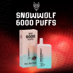 snowwolf 6000 puffs-mix berries