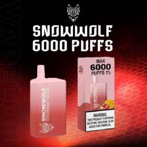snowwolf 6000 puffs-strawberry mango