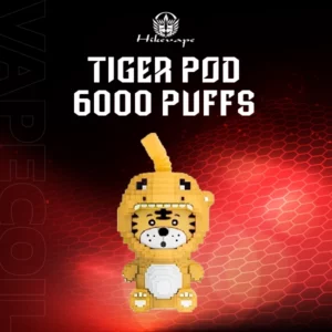 tiger disposable pod 6000puffs -mango ice