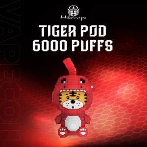 tiger disposable pod 6000puffs -watermelon ice