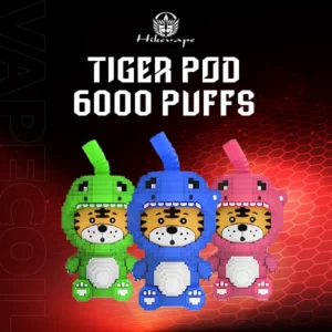 tiger pod 6000 puffs