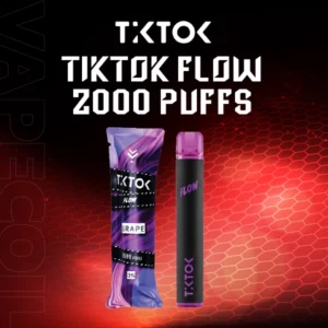 tiktok flow 2000 puffs-grape