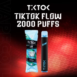 tiktok flow 2000 puffs-mineral water