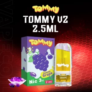 tommy v2 2.5ml-gummy grape
