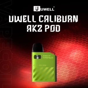 uwell caliburn aks2 pod-gloomy green