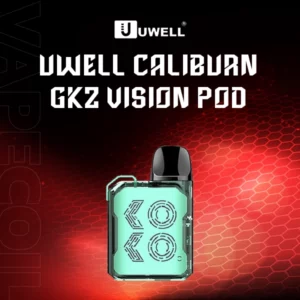 uwell caliburn gk2 visionpod-limpid cyan
