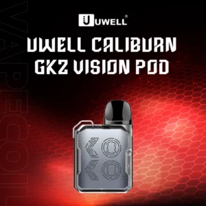 uwell caliburn gk2 visionpod-limpid gray