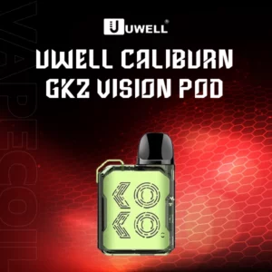 uwell caliburn gk2 visionpod-limpid green