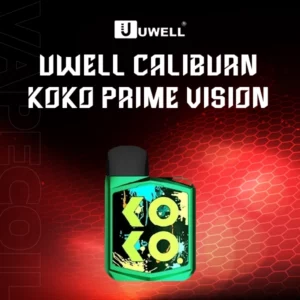 uwell caliburn koko prime vision-green