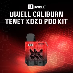 uwell caliburn tenet koko pod kit-red & black