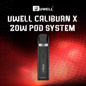 uwell caliburn x 20w pod system-matte black