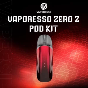 vaporesso zero 2 pod kit-black red