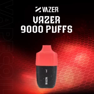 vazer 9000 puffs disposable pod-lychee