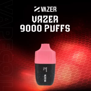 vazer 9000 puffs disposable pod- watermelon light 0_