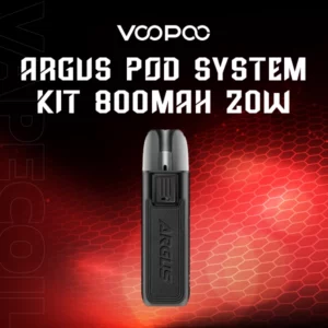 voopoo argus pod system kit 800mah 20w-black