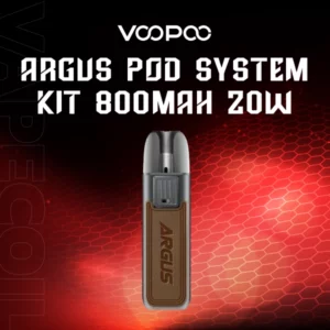 voopoo argus pod system kit 800mah 20w-brown