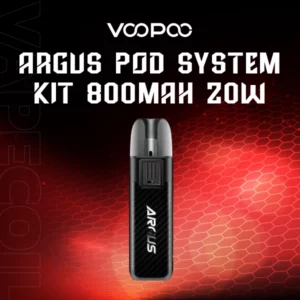 voopoo argus pod system kit 800mah 20w-cabon fiber