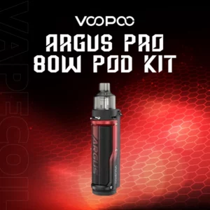 voopoo argus pro 80w-litchi leather red