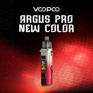 voopoo argus pro new color-red gold