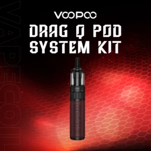 voopoo drag q pod system kit-classic red
