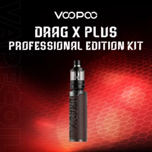 voopoo drag x plus professional edition kit-black coffee