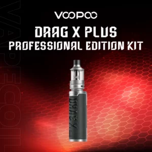 voopoo drag x plus professional edition kit-silver grey