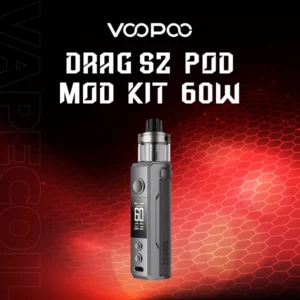 voopoo drags2 pod mod kit 60w-grey metal