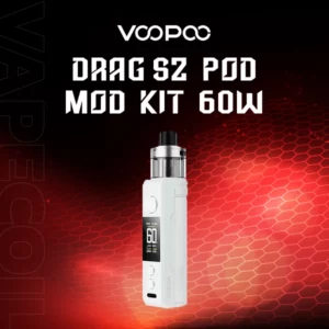 voopoo drags2 pod mod kit 60w-pearl white