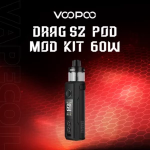 voopoo drags2 pod mod kit 60w-spray black