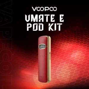 voopoo vmate e pod kit-red inlaid gold