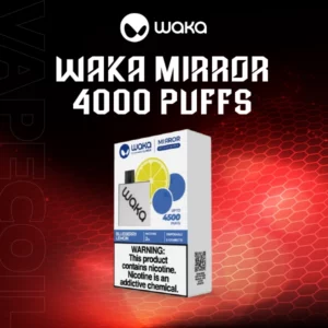 waka mirror 4500 puffs by relx-blueberry lemon