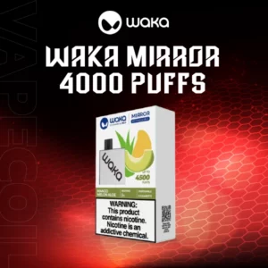 waka mirror 4500 puffs by relx-mango aloe melon