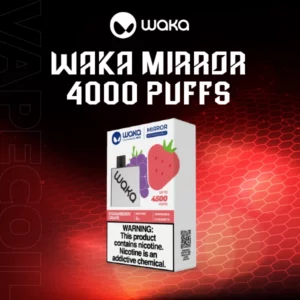 waka mirror 4500 puffs by relx-strawberry grape