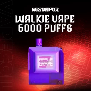 walkie vape 6000puffs-apple grape