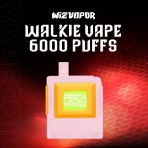 walkie vape 6000puffs-mango peach