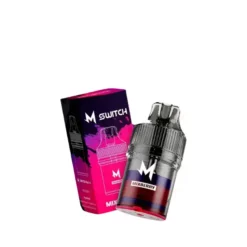 m switch 15000 puffs กลิ่นเบอร์รี่รวม เปรี้ยวหวานลงตัว สดใสทุกสัมผัส